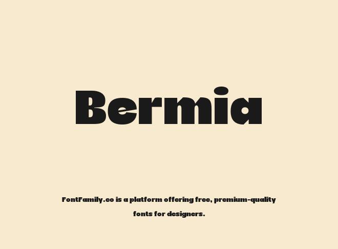 Bermia Font