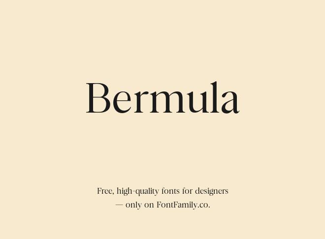 Bermula Font