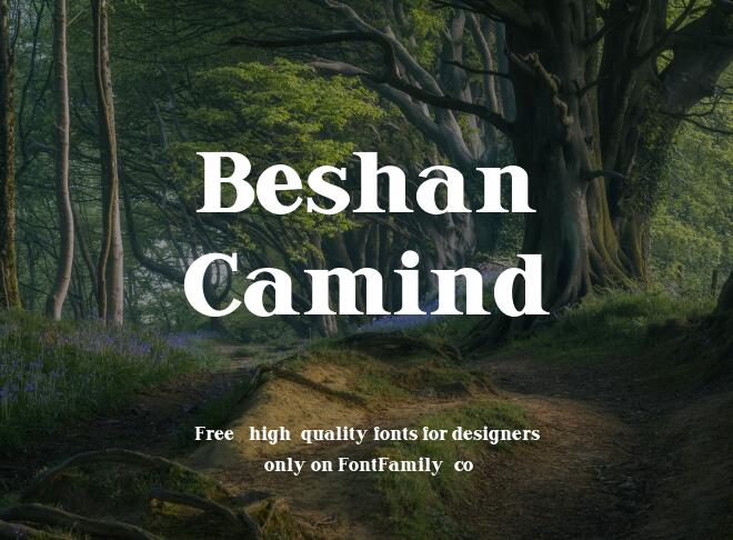 Beshan Camind Font