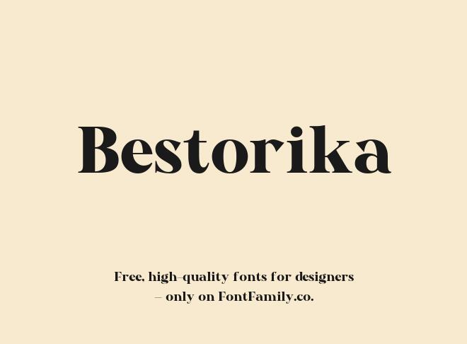 Bestorika Font