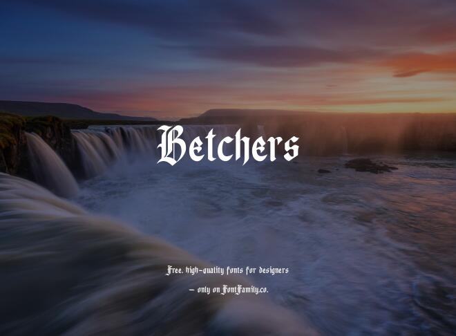 Betchers Font
