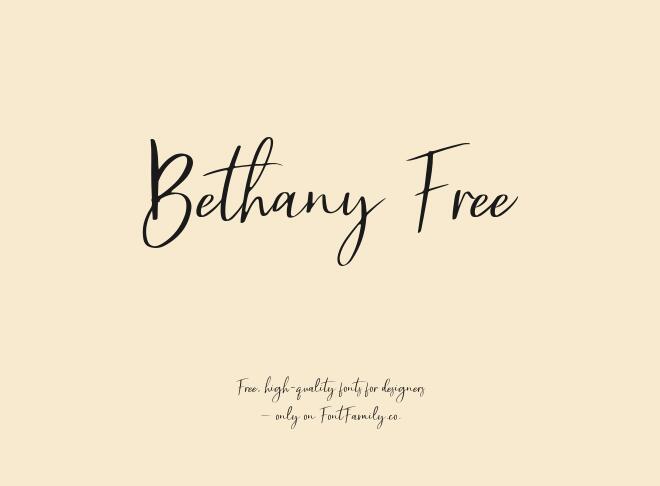 Bethany Free Font