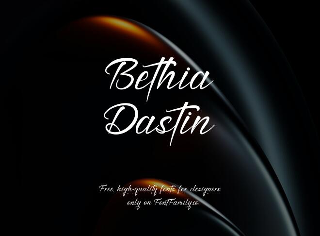 Bethia Dastin Font