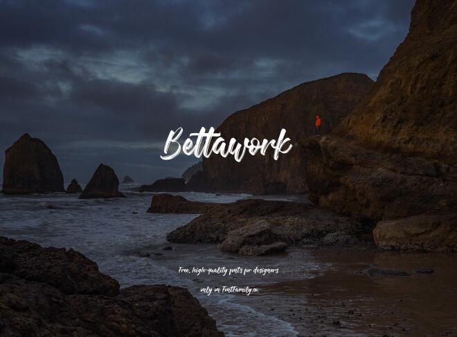 Bettawork Font