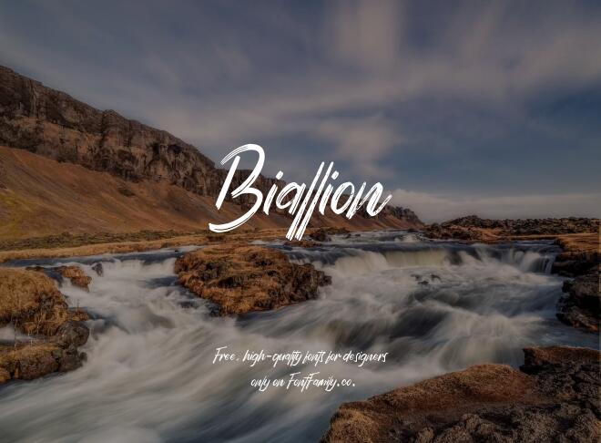 Biallion Font