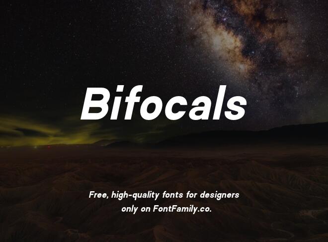Bifocals Font