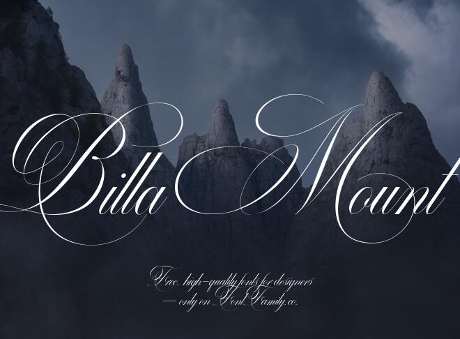 Billa Mount Font
