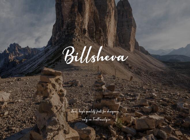 Billsheva Font