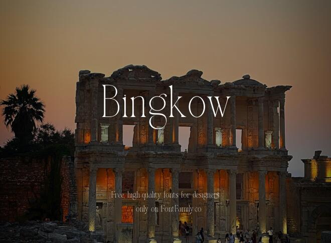 Bingkow Font