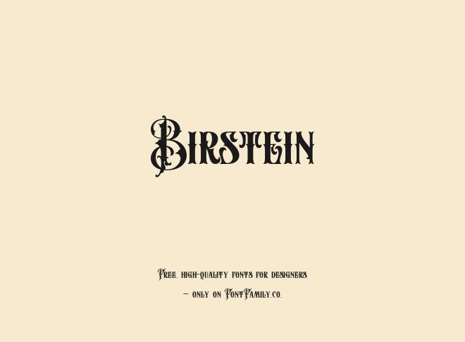 Birstein Font