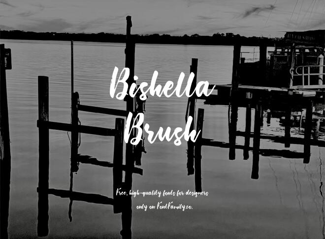 Bishella Brush Font