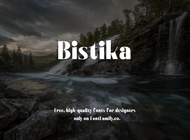 Bistika Font