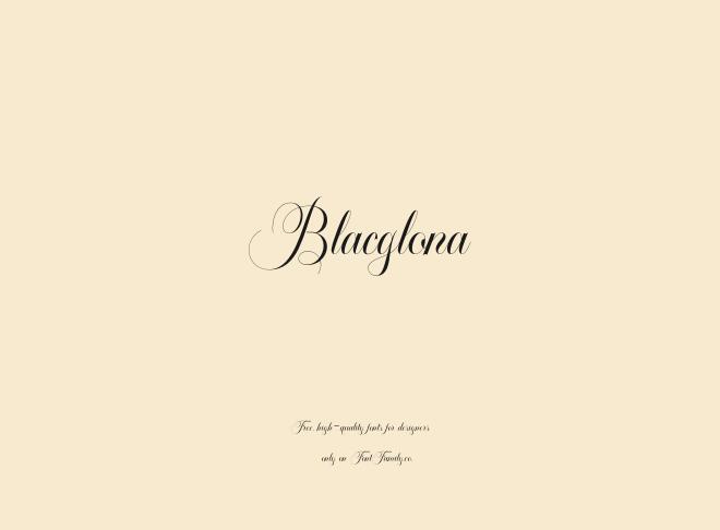 Blacglona Font