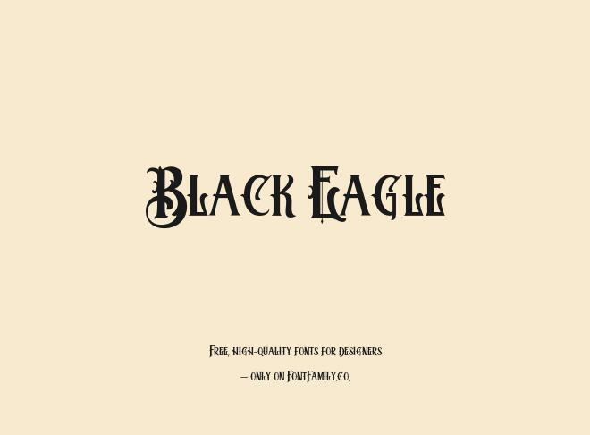 Black Eagle Font