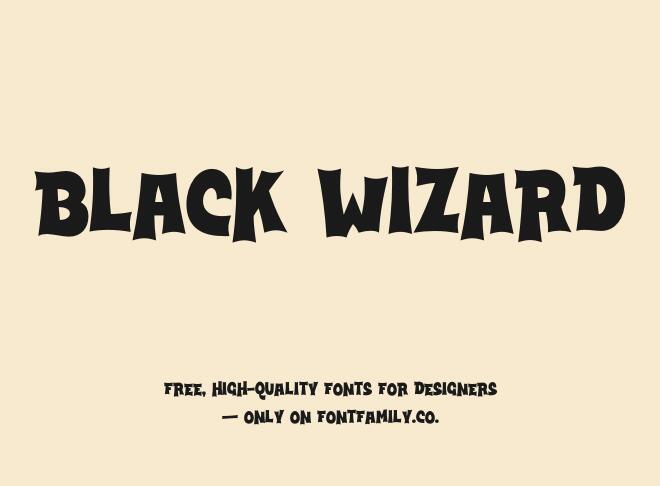 Black Wizard Font