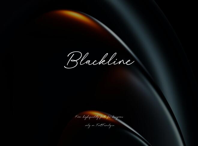Blackline Font