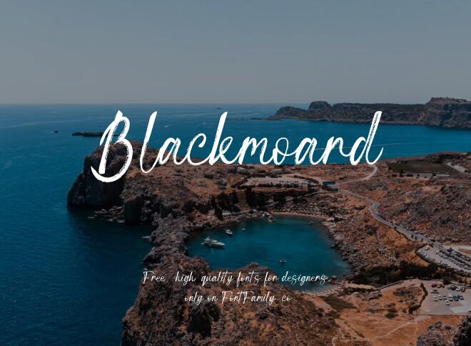 Blackmoard Font