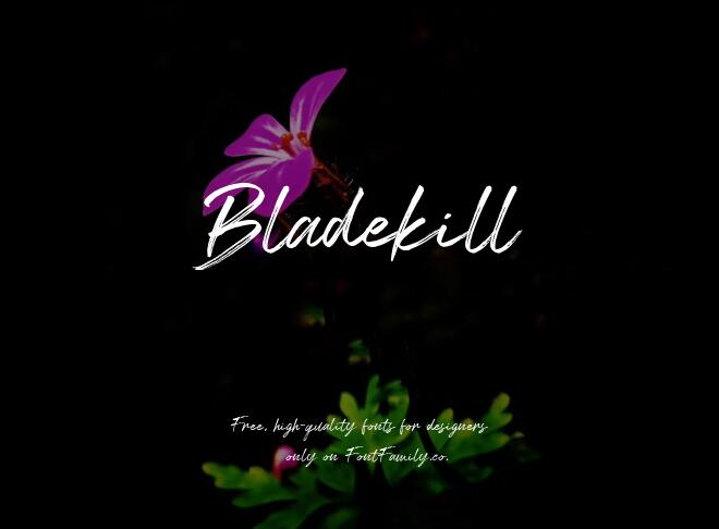 Bladekill Font