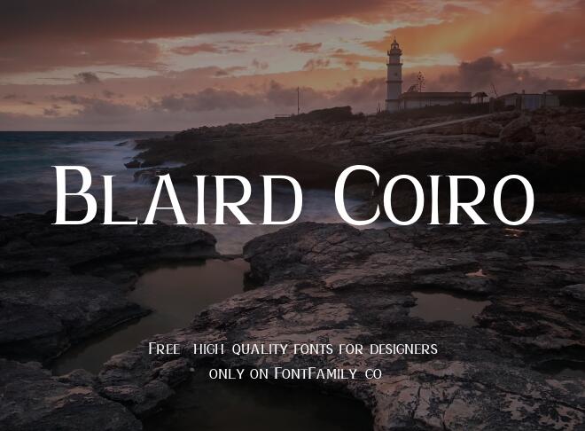 Blaird Coiro Font