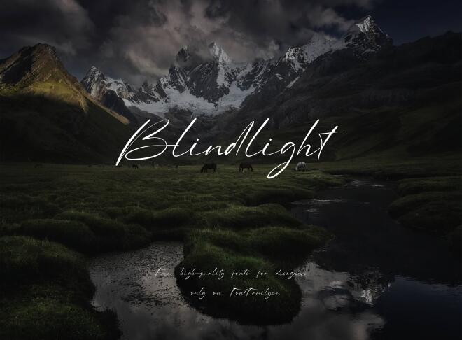 Blindlight Font