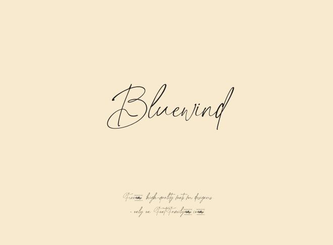 Bluewind Font