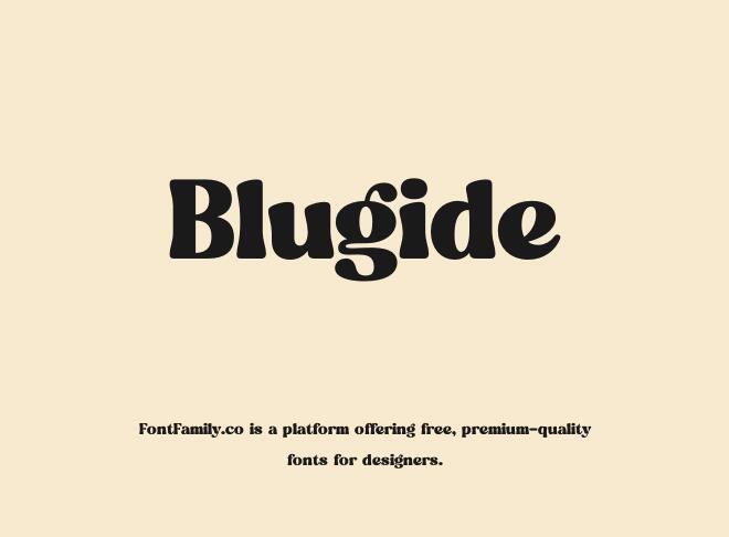 Blugide Font