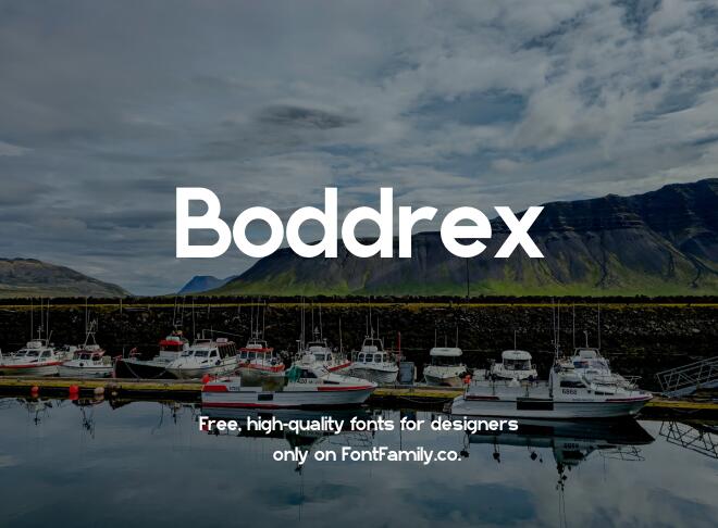 Boddrex Font