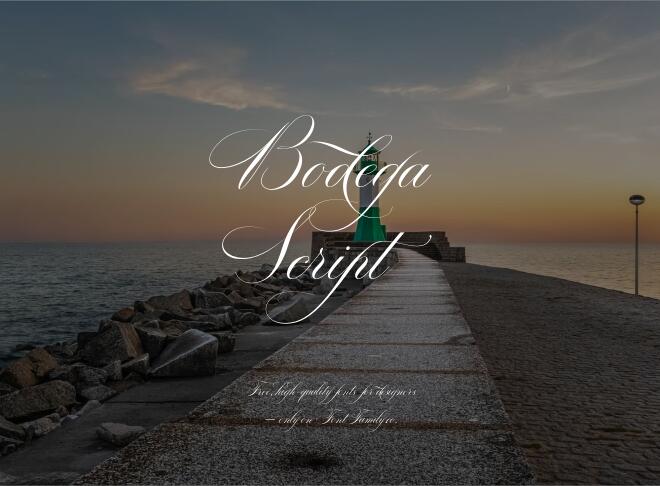 Bodega Script Font