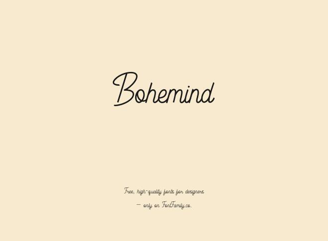 Bohemind Font