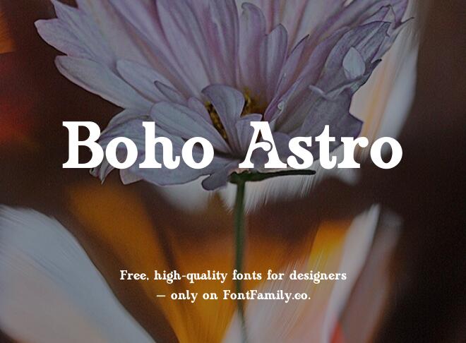 Boho Astro Font