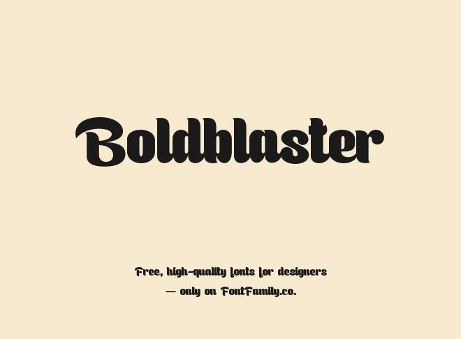 Boldblaster Font