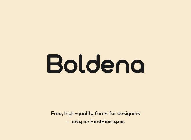 Boldena Font