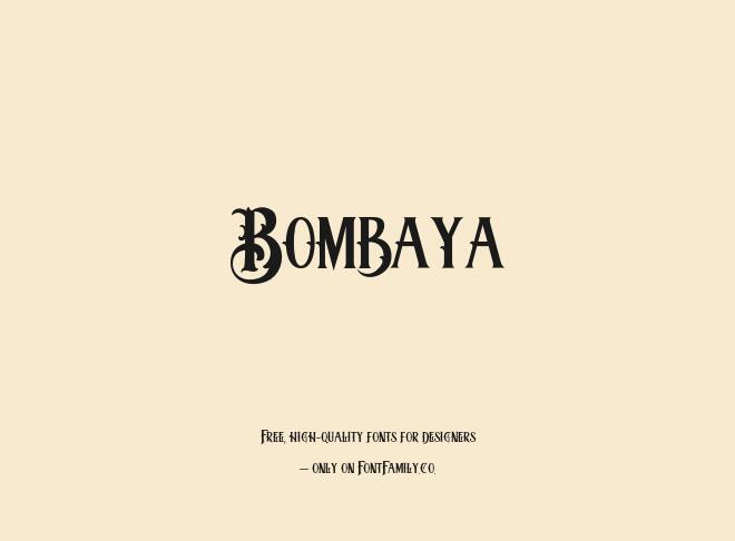 Bombaya Font
