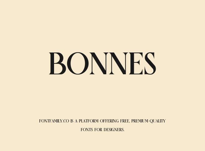 Bonnes Font