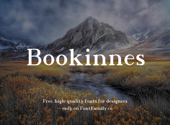 Bookinnes Font