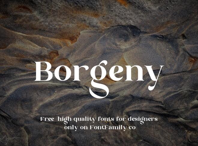 Borgeny Font