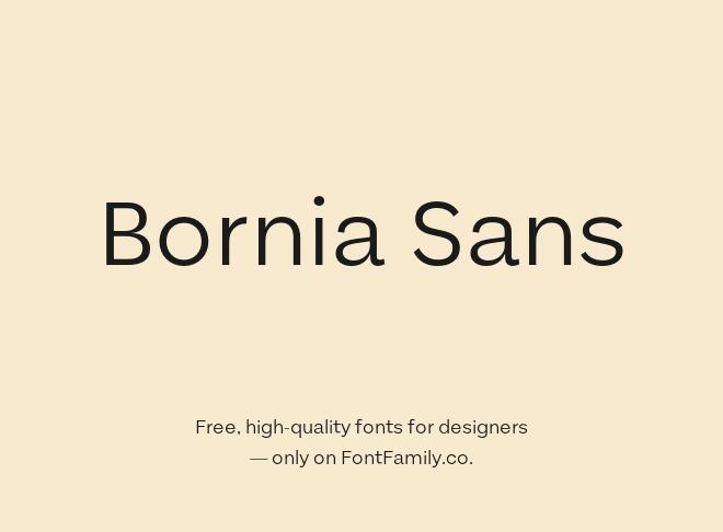 Bornia Sans Font