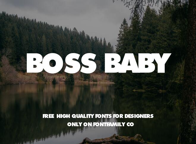 Boss Baby Font