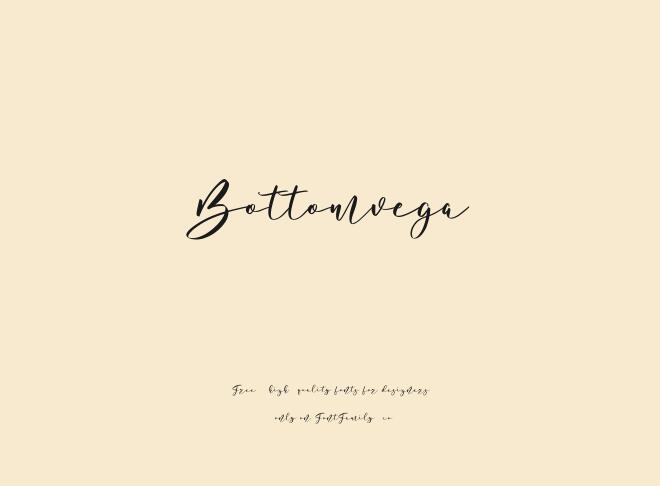 Bottomvega Font