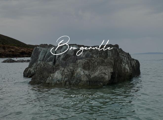 Bougenville Font