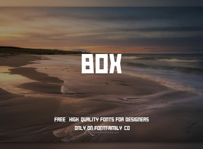Box Font