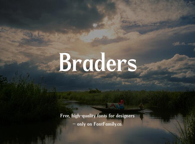 Braders Font