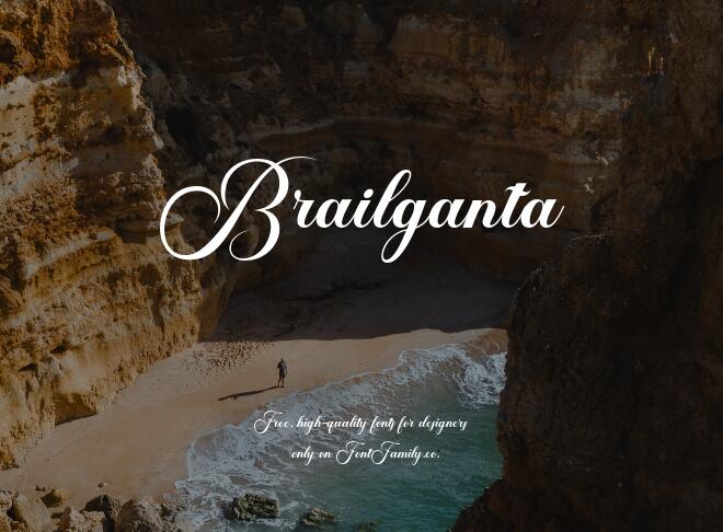 Brailganta Font