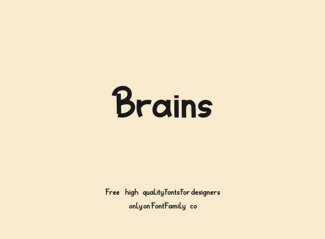 Brains Font