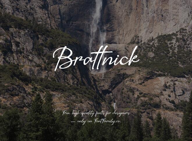Brattnick Font