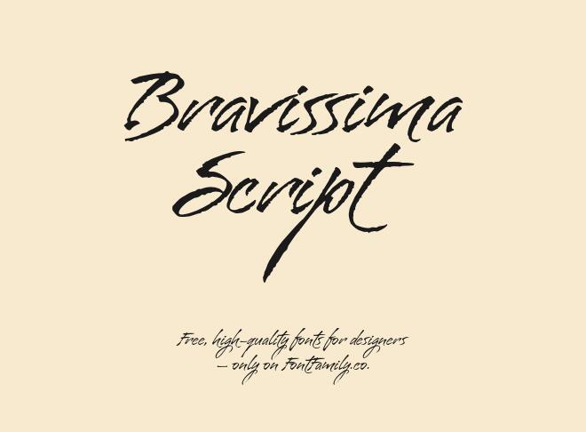 Bravissima Script Font