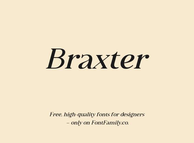Braxter Font