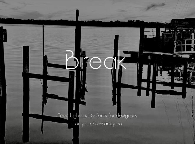 Break Font