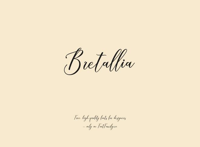 Bretallia Font