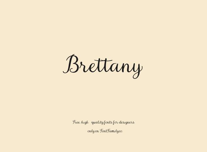 Brettany Font